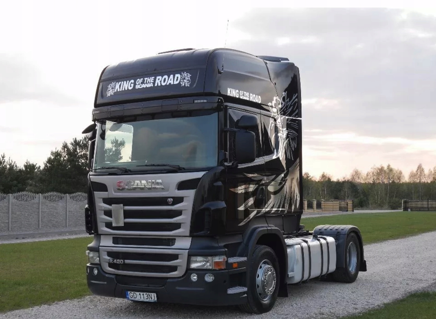 NAKLEJKI NAKLEJKA SCANIA R TOPLINE WZOR 7 CHROM EAN 60609441