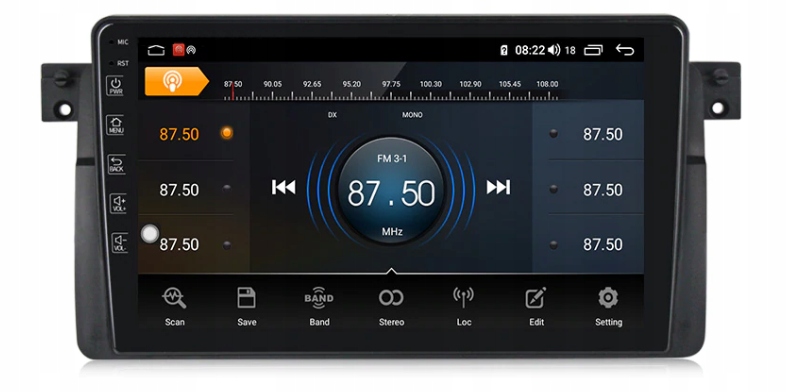 Радіо навігація Андроїд БМВ 3 Е46 1998-2006 ГПС БТ