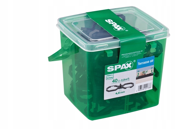 

Spax Air Podkładka Dylatacja Tarasu 4,5mm 40 Sztuk