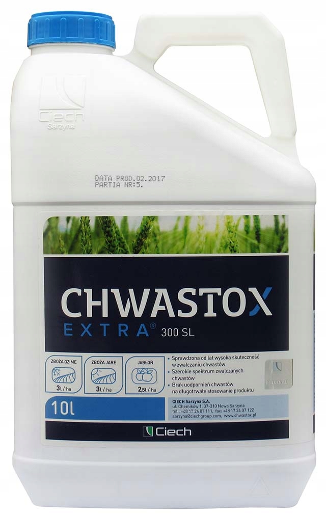 

Chwastox Extra 300 Sl 10L na chwasty chwastobójczy