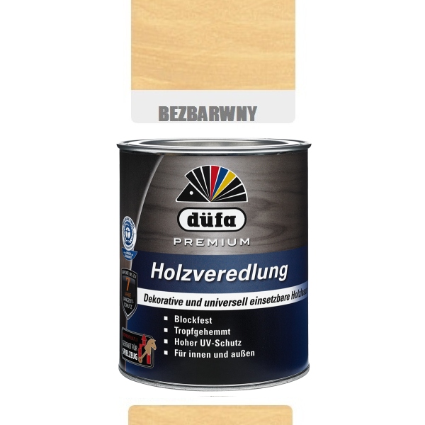 

Holzveredlung Dufa Ochrona Uv 0,75 l Bezbarwny