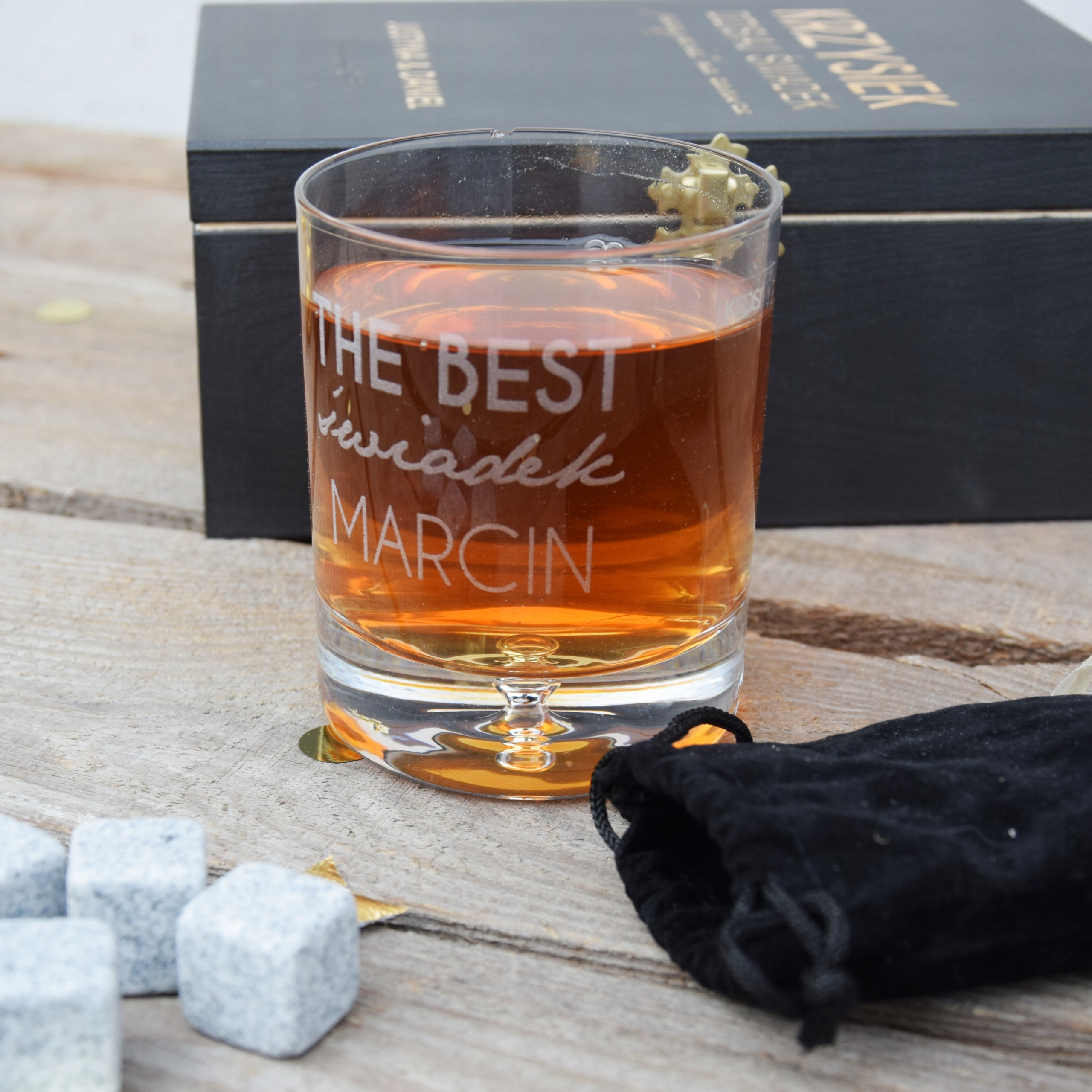 GIFTBOX zaproszenie DLA świadka świadkowanie ślub Zdobienie brak