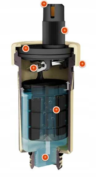 AFRISO ODPOWIETRZNIK AUTOMATYCZNY 1/2 ZAWÓR STOP Średnica przyłącza 1/2''