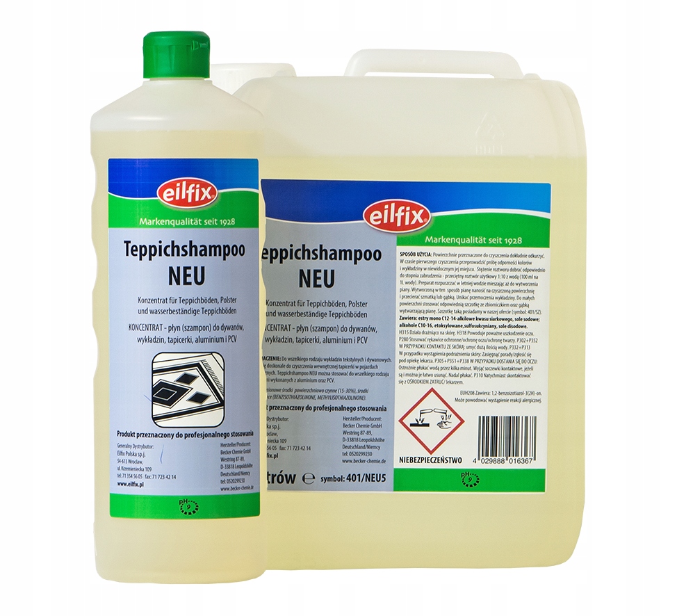 

Płyn do czyszczenia dywanów Teppich-shampoo 1l