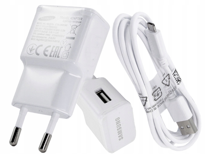 

Oryginalna Ładowarka Samsung 2A + Kabel Microusb