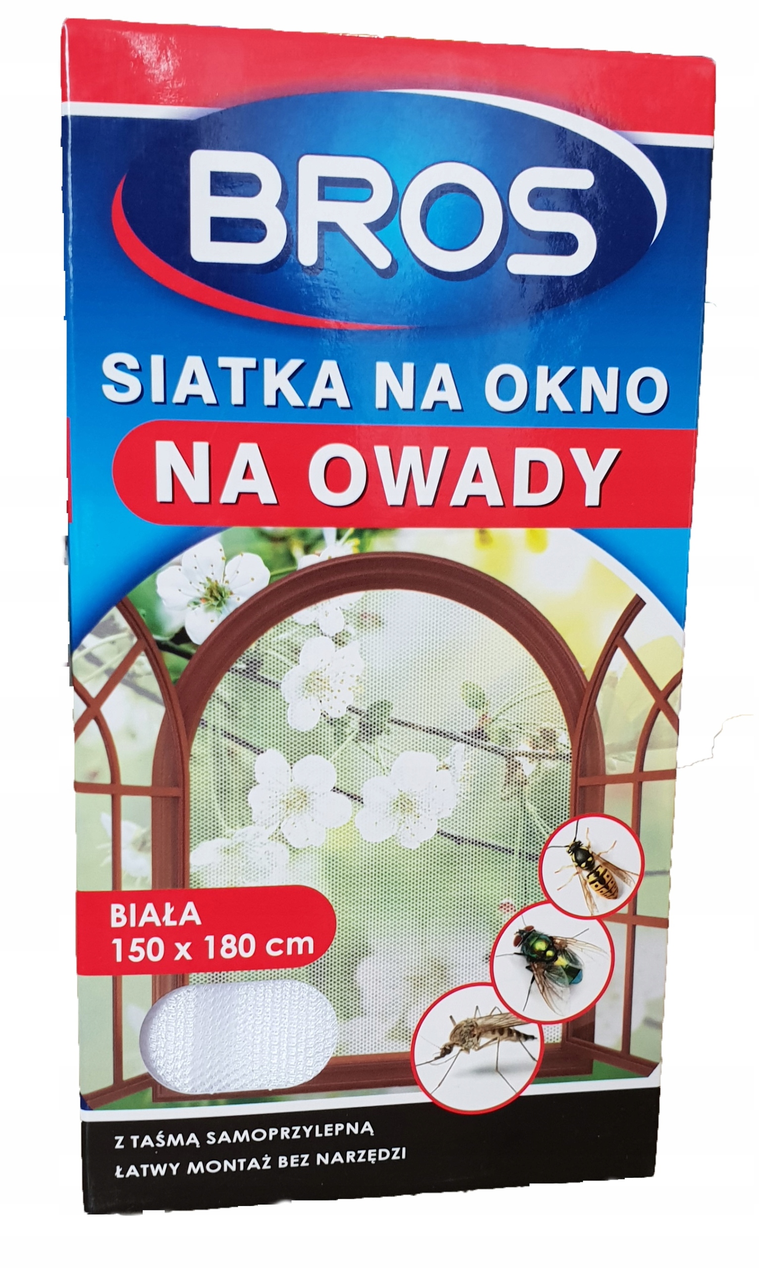 

Moskitiera Siatka Na Okno Na Owady 150x180 Biała