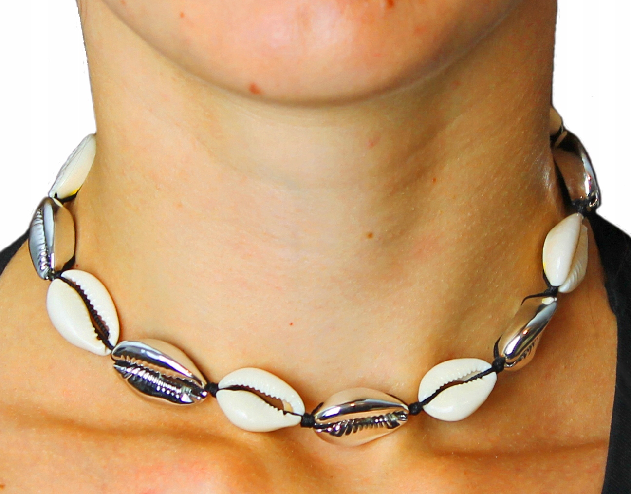 

Naszyjnik choker z muszli muszelki Muszle Seashell