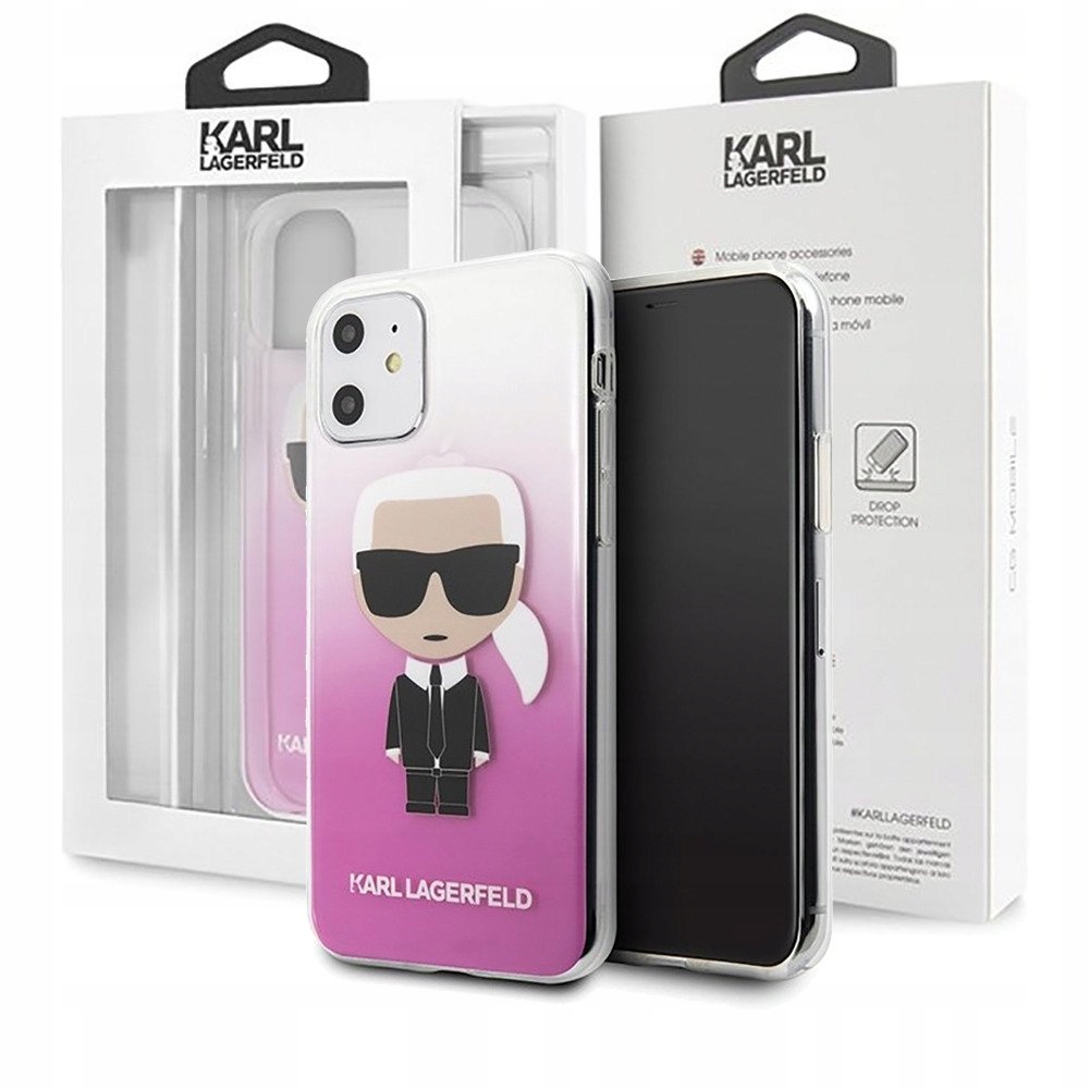 

Etui Ombre + Wzór Karl Lagerfeld Do Iphone 11
