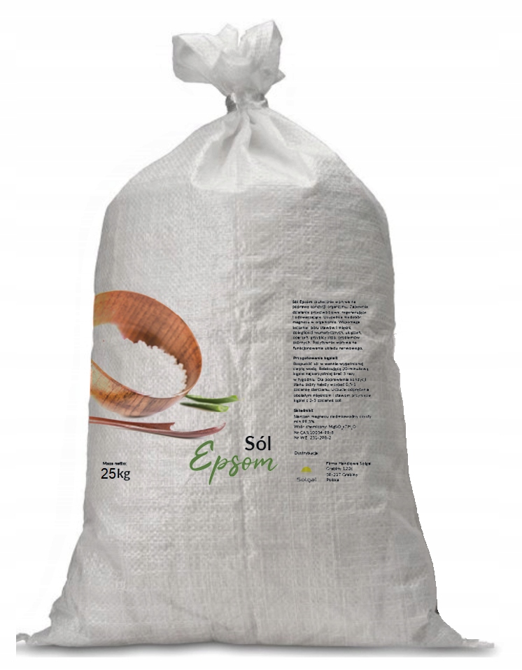 

Siarczan magnezu sól gorzka epsom siedmiowodn 25kg