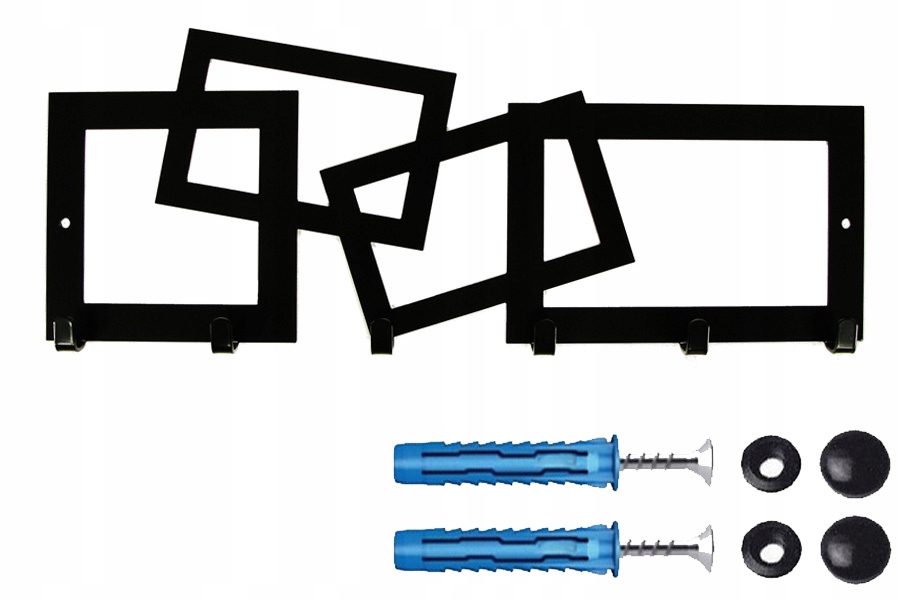 

Wieszak ścienny Kwadraty Prostokąty na ubrania 40