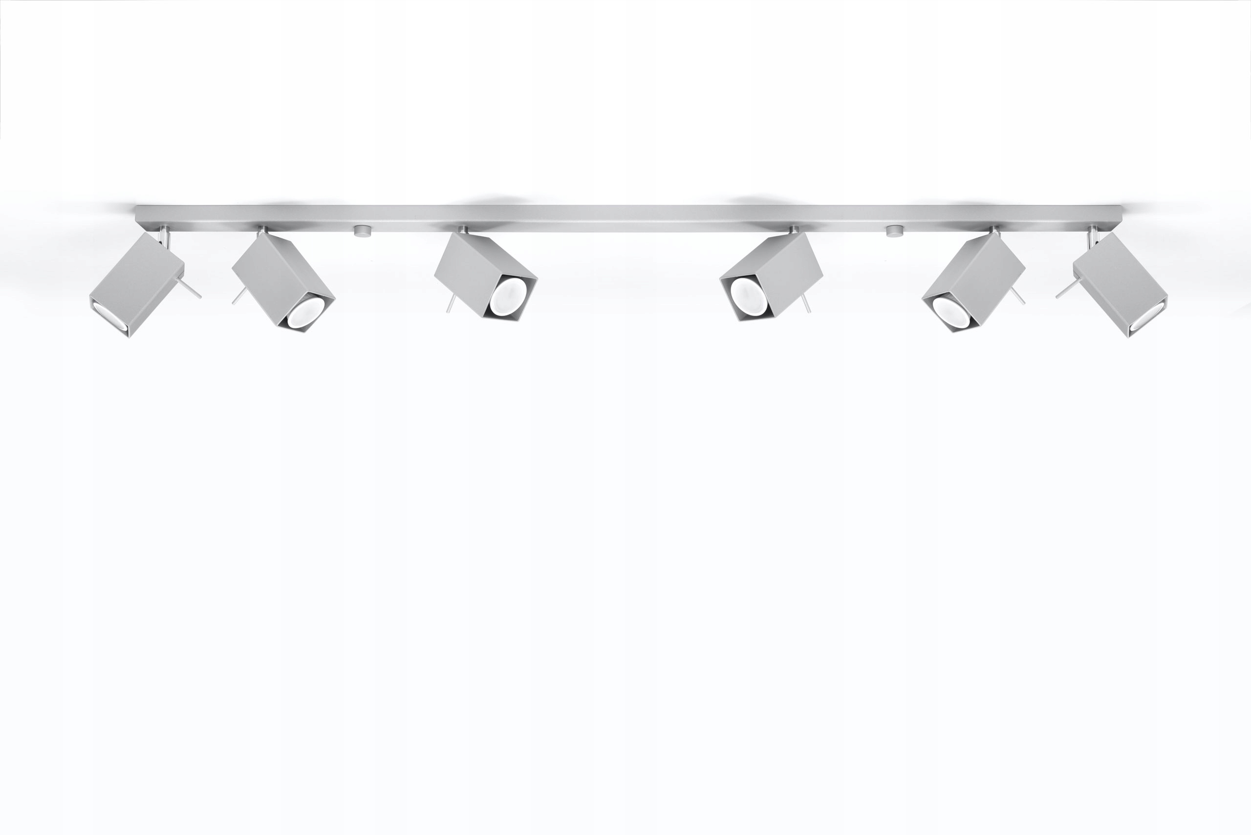 LAMPA SUFITOWA PLAFON SQUARE 6L SZARY GU10 LISTWA DO KORYTARZA HOL LED Kod producenta SL.0462