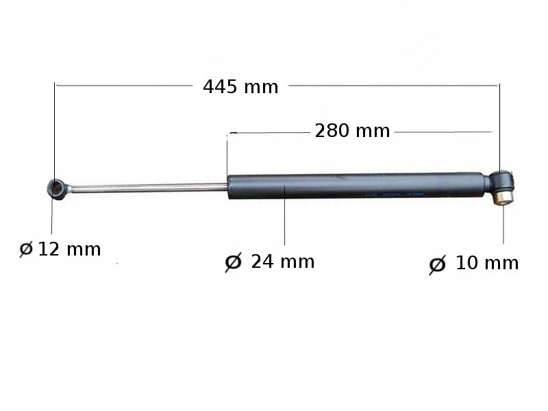 AMORTYZATOR SIŁOWNIK TELESKOP AL-KO 90S/3 101VB EAN (GTIN) 4003718032390