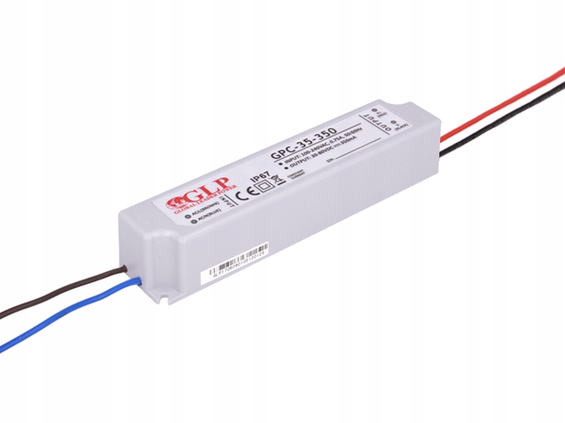 

Zasilacz Led prądowy Glp Gpc 350mA 28W IP67