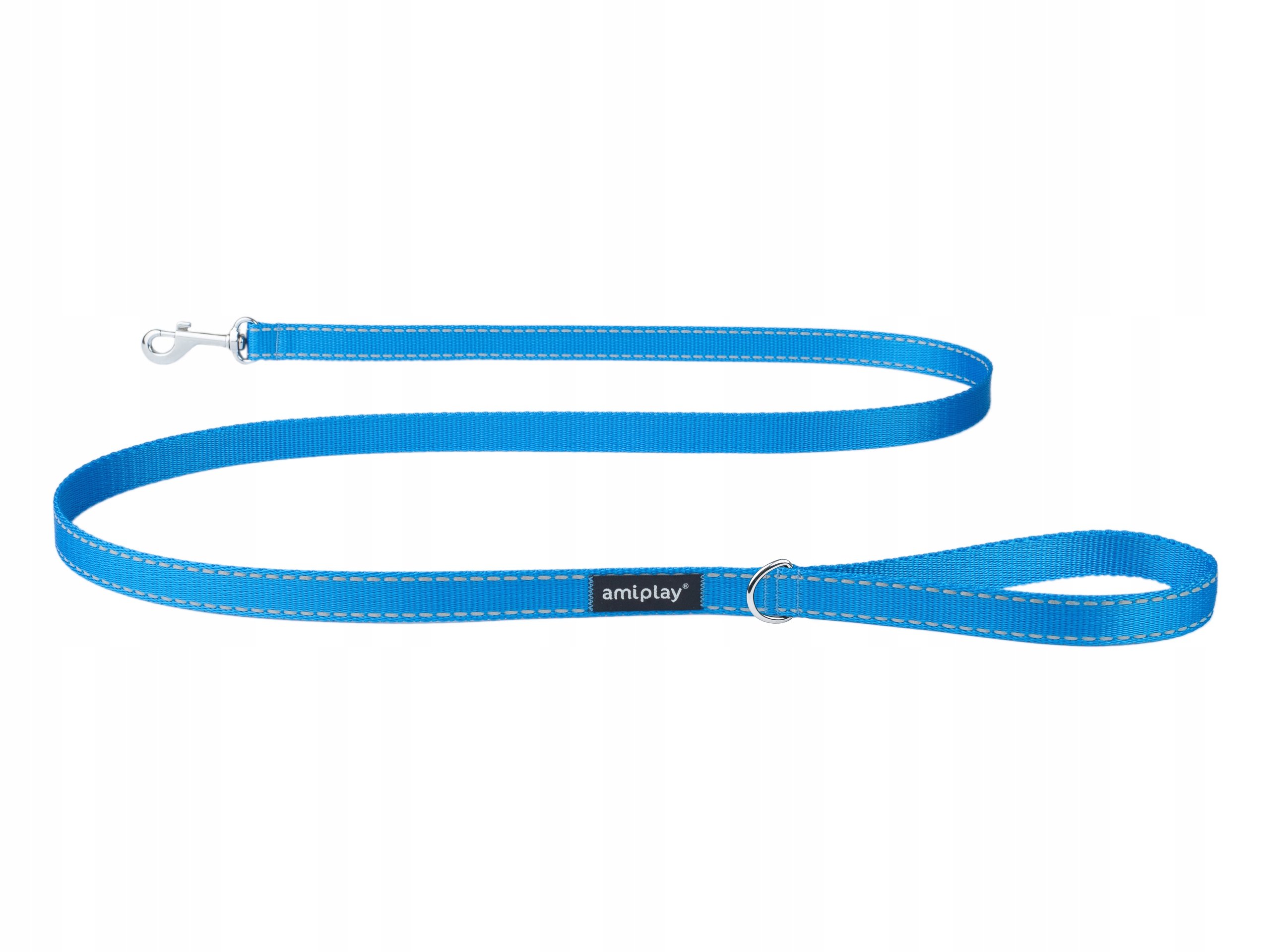 

amiplay Smycz odblaskowa Reflective L Niebieska