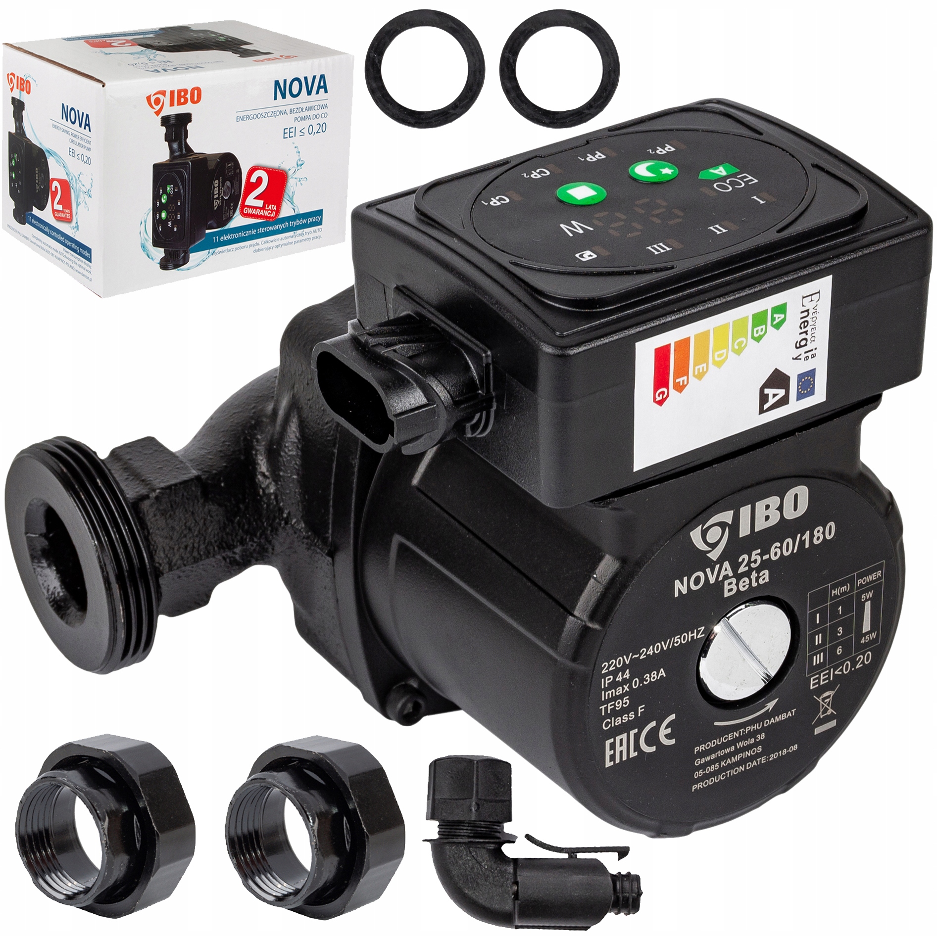 

Pompa Obiegowa Ibo Nova 25-60 180 Cyrkulacyjna Co