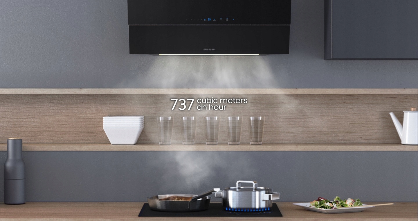 Okap Samsung NK24N9804VB Bluetooth + Auto Sensor + Booster + Wi-Fi Model NK24N9804VB/UR