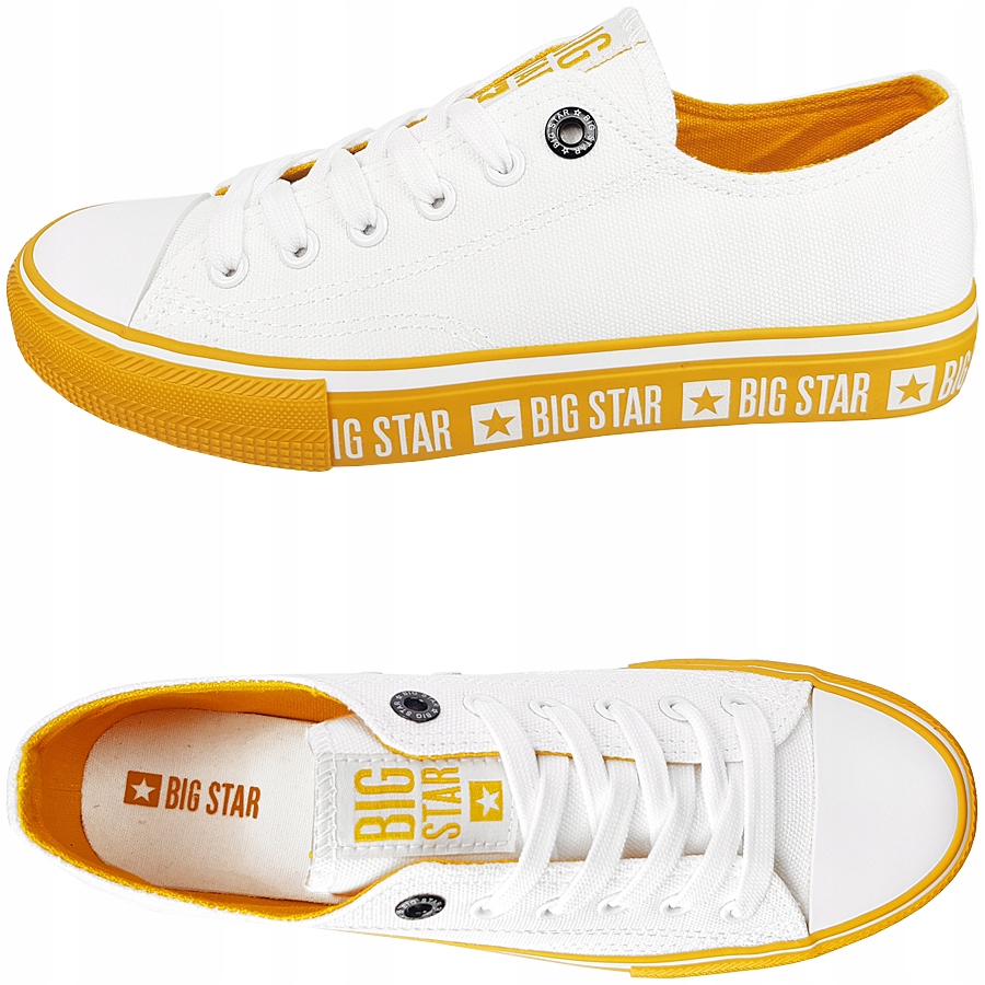 

Trampki Big Star damskie białe tenisówki FF274234