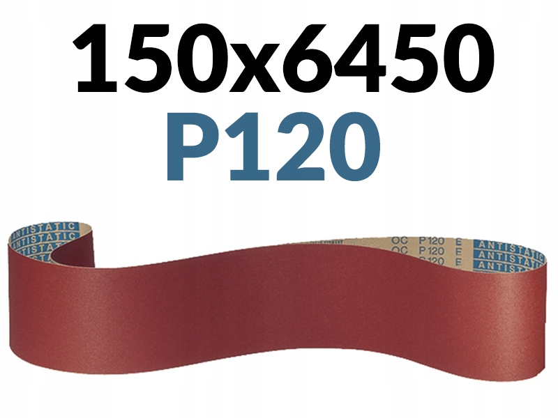 KLINGSPOR PS18E PAS TAŚMA 150x6450 P120 DREWNO