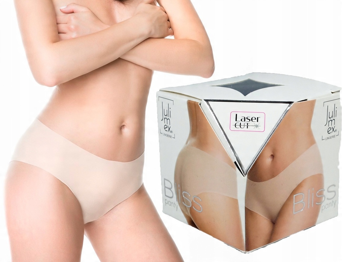 

Julimex Majtki laserowo cięte damskie Bliss - r L