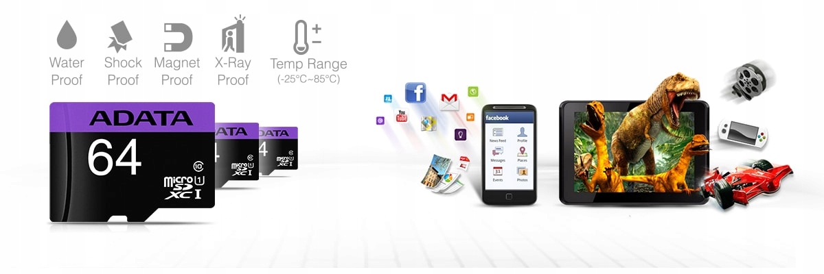 KARTA PAMIĘCI MICRO SD HC 64 GB ADATA UHS CLASS 10 Producent Adata