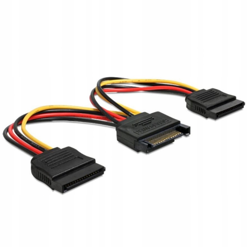 

Kabel zasilający Sata na 2xSATA Hdd Ssd 15cm dł