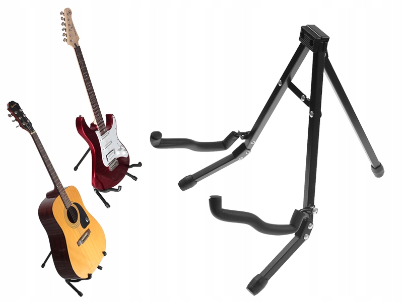 

Stojak Gitarowy Statyw na Gitarę składany blokada