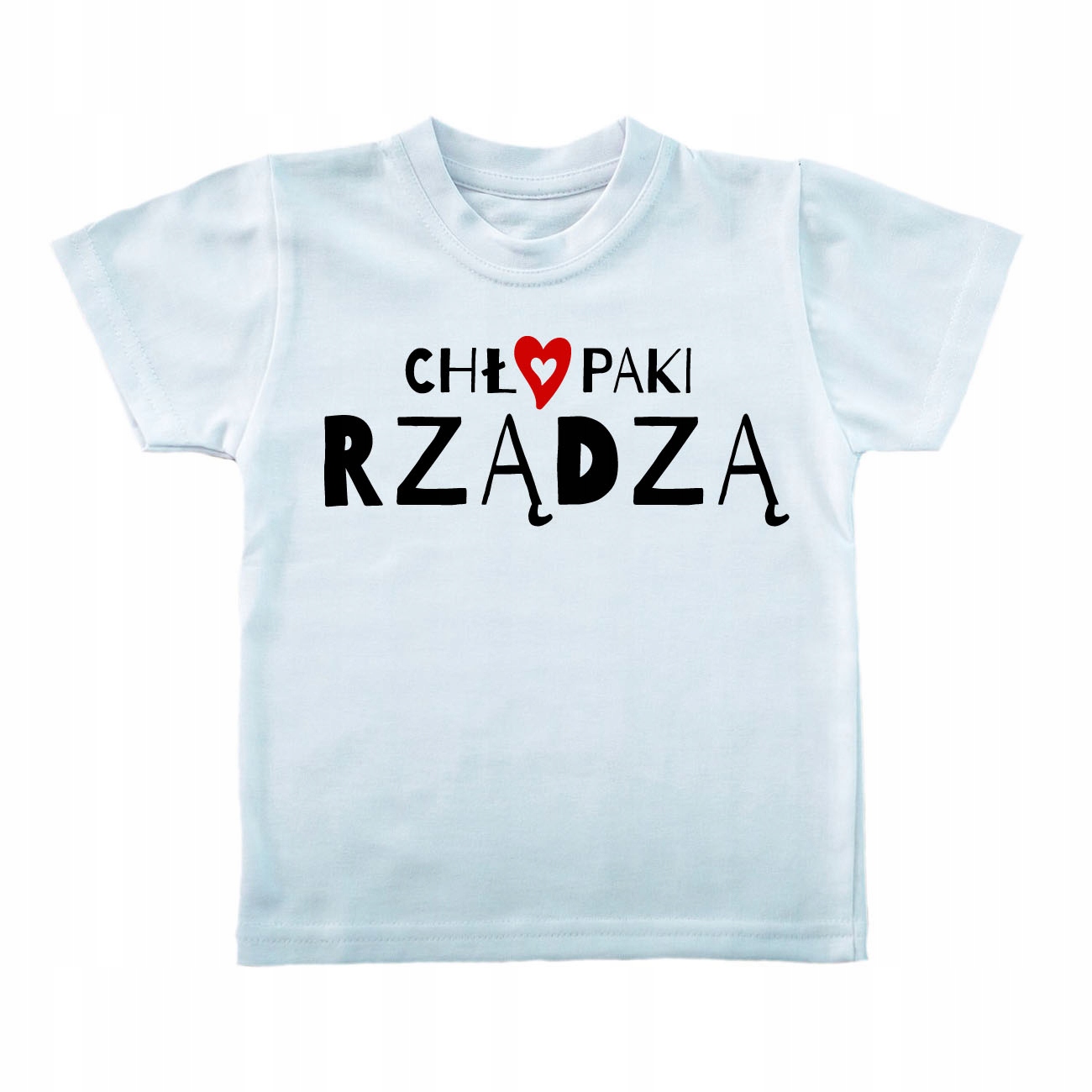 

Koszulka dziecięca Chłopaki Rządzą T-shirt Biała