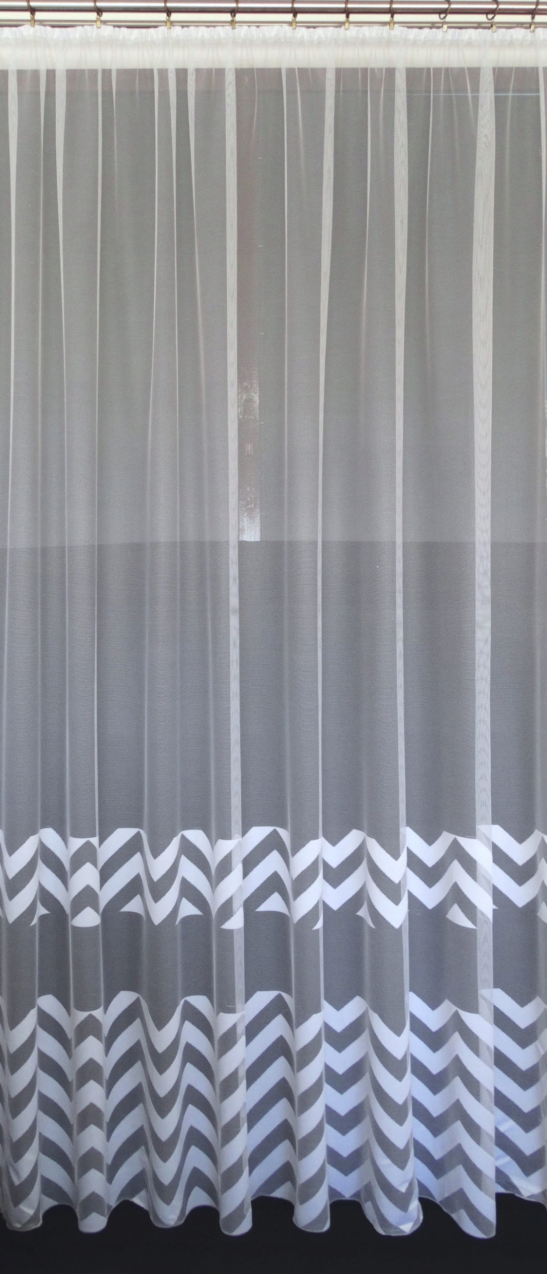 Mg Záclona žakár 4391 Bílá 300X250 hotová s páskou