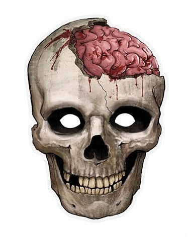 

Maska Czaszka Halloween Fotobudka wesele bal
