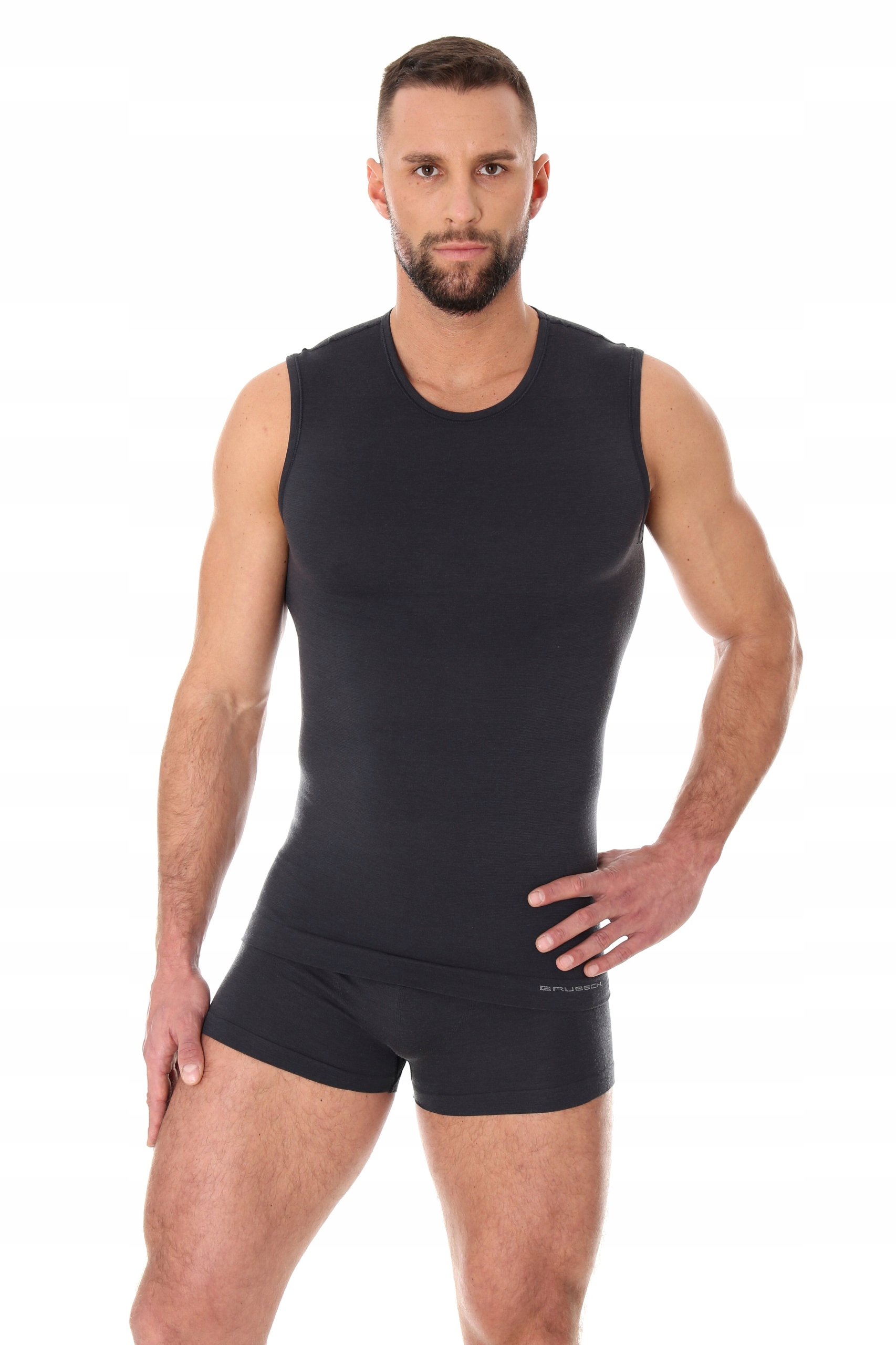 KOSZULKA BEZ RĘKAWÓW COMFORT WOOL Brubeck r. XL