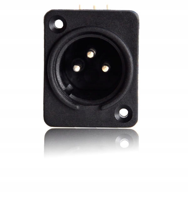 

Złącze Xlr 3 Pin Wtyk męskie montaż druk XLR050