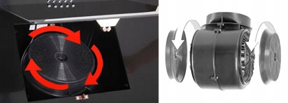 Okap wyspowy Toflesz OK-4 Sandy Island Inox Poziom hałasu 64 dB