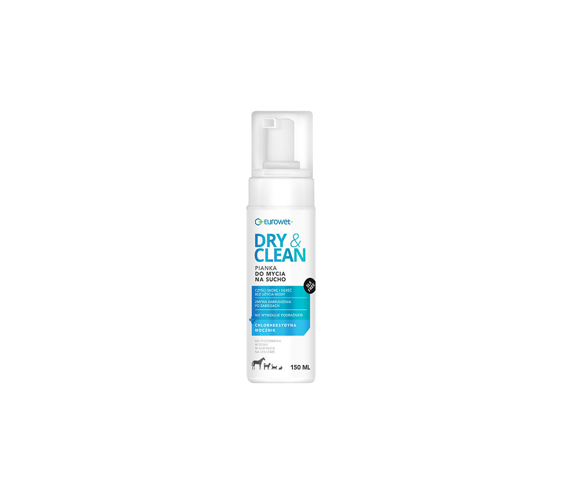 Eurowet Dry&Clean Pěna na suché mytí pro psa a kočku 150 Ml