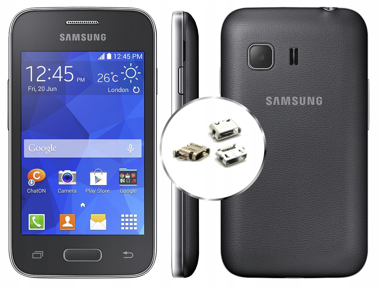 

Gniazdo ładowania Samsung Ace 4 Naprawa Wymiana
