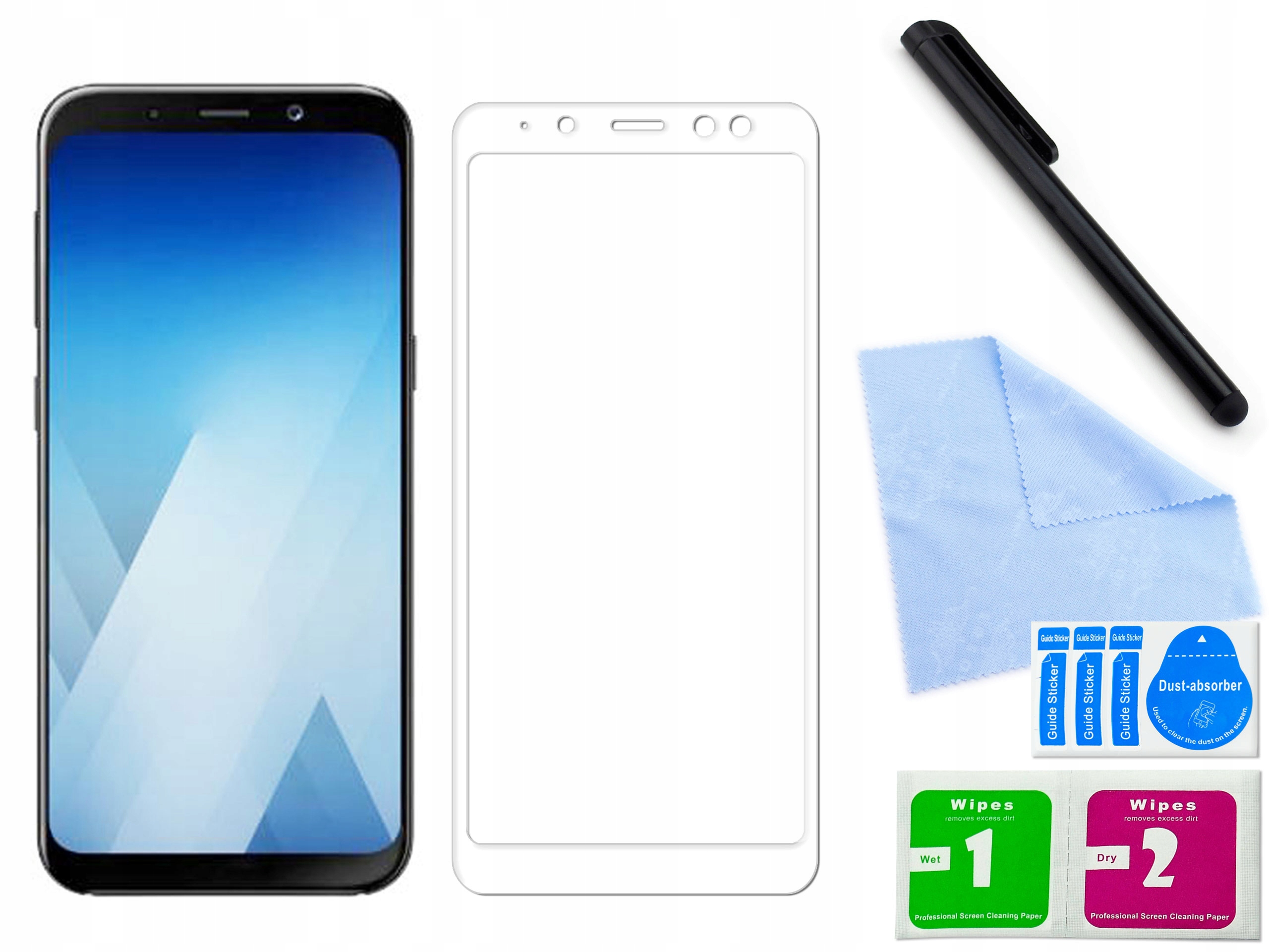 

Szkło hartowane 3D do Samsung Galaxy A5 2018 Biały