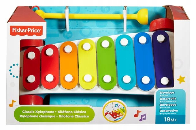 

Fisher Price Cymbałki Malucha CMY09 Ksylofon