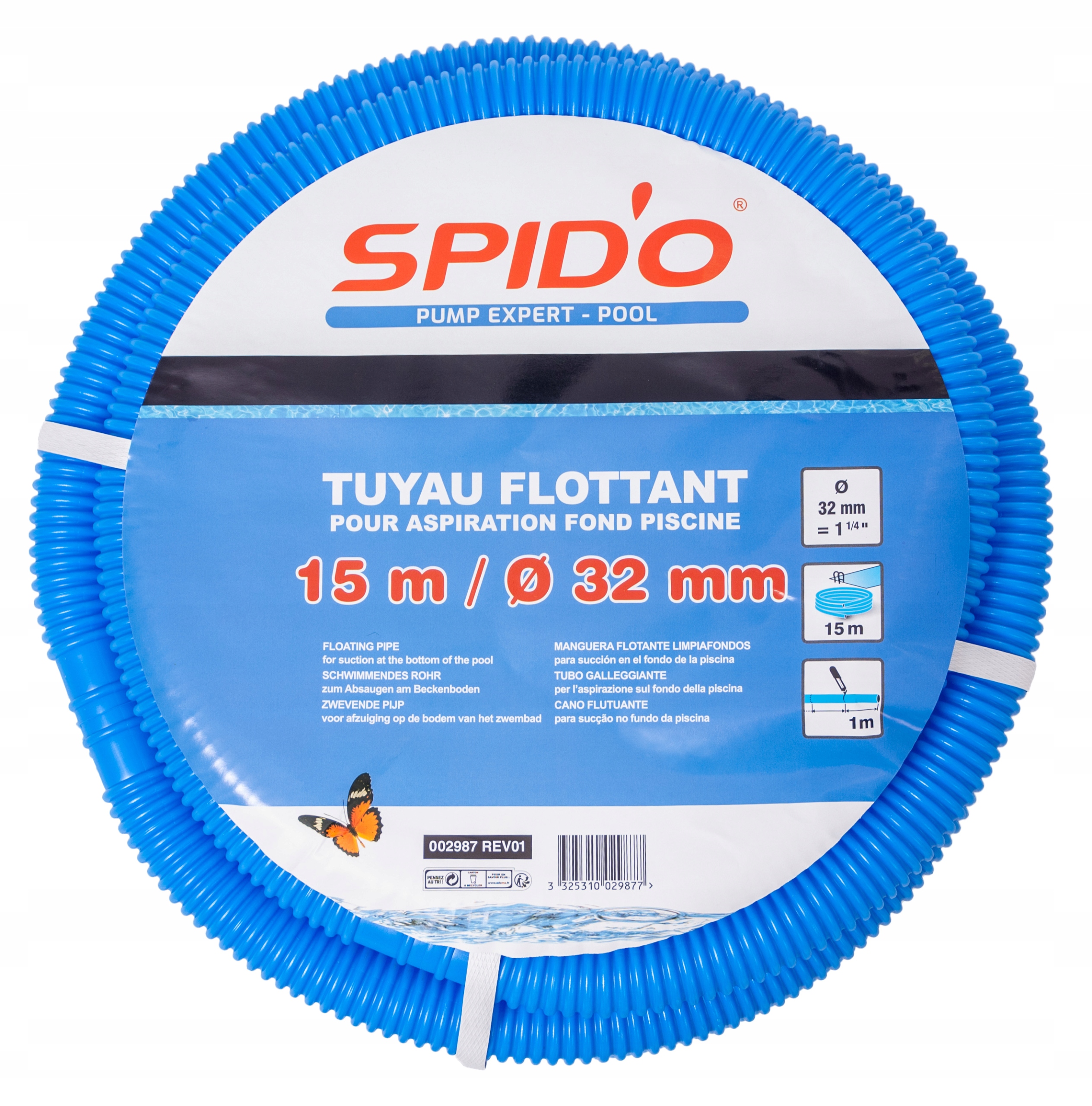 

Wąż Węże do Pompy Odkurzacza Basenu 32mm 15m 2987