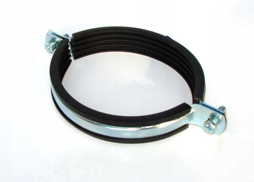 OBEJMA RUR-RYNIEN śrubą i kołkiem SREBRNA 110 mm Marka BGCC