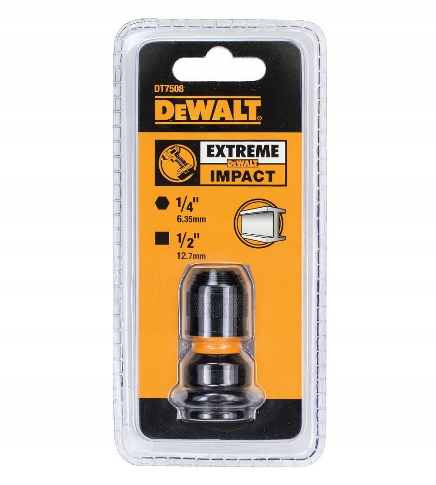 DEWALT DT7508 adapter do kluczy udarowych 1/2" do bitów 1/4" Rodzaj przejściówka
