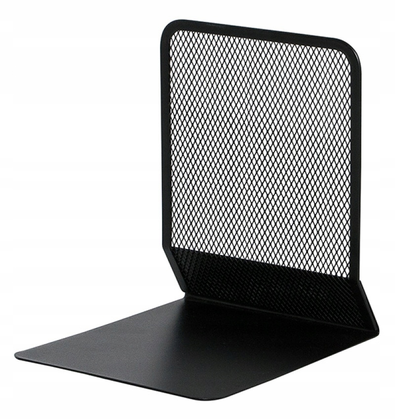 STOJAK NA KSIĄŻKI, METALOWY, CZARNY