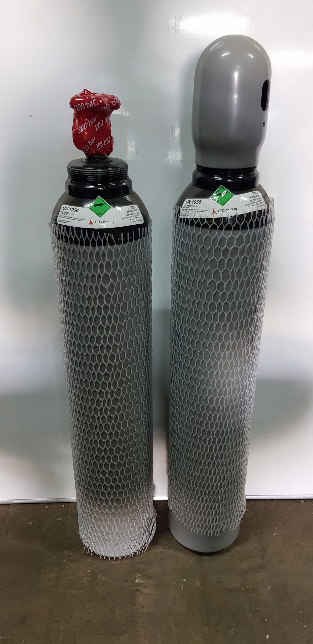 Новый баллон с чистым азотом 8L 200bar klima Light