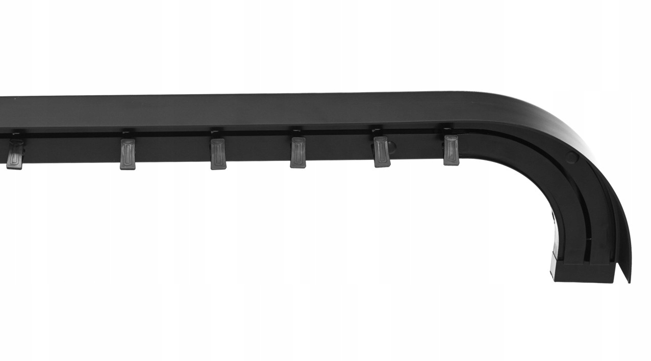 

Karnisz I-torowy 360cm Szyna Pcv osłona czarna łuk