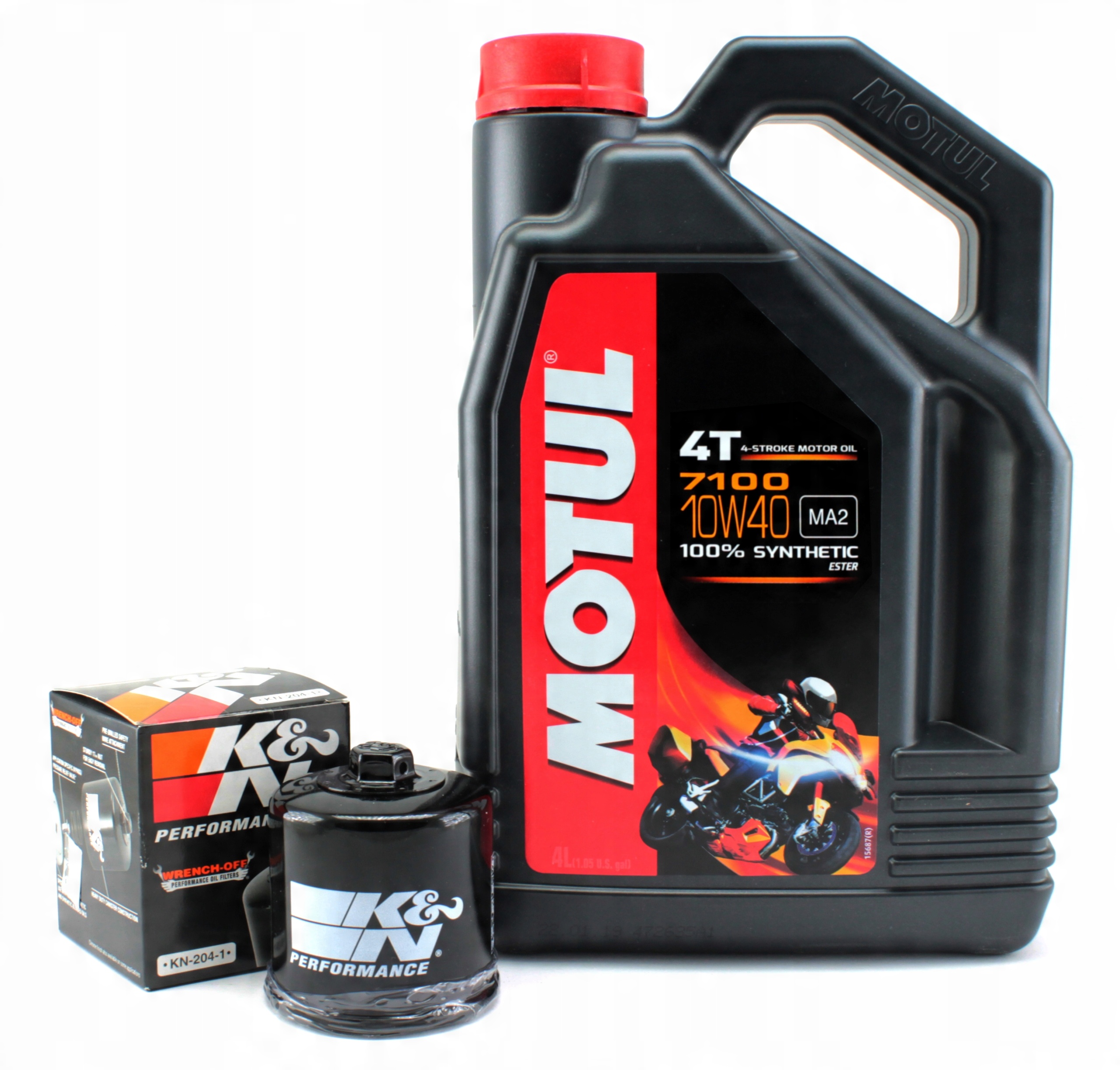

Olej silnikowy Motul 7100 10W40 4L +filtr oleju Kn