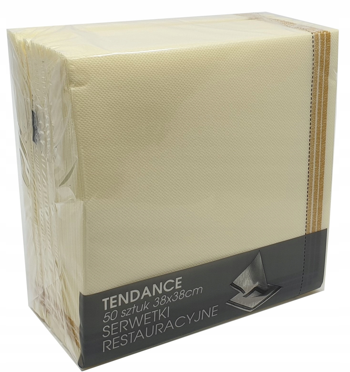 

Serwetki tendence 38x38 kremowe 50 sztuk