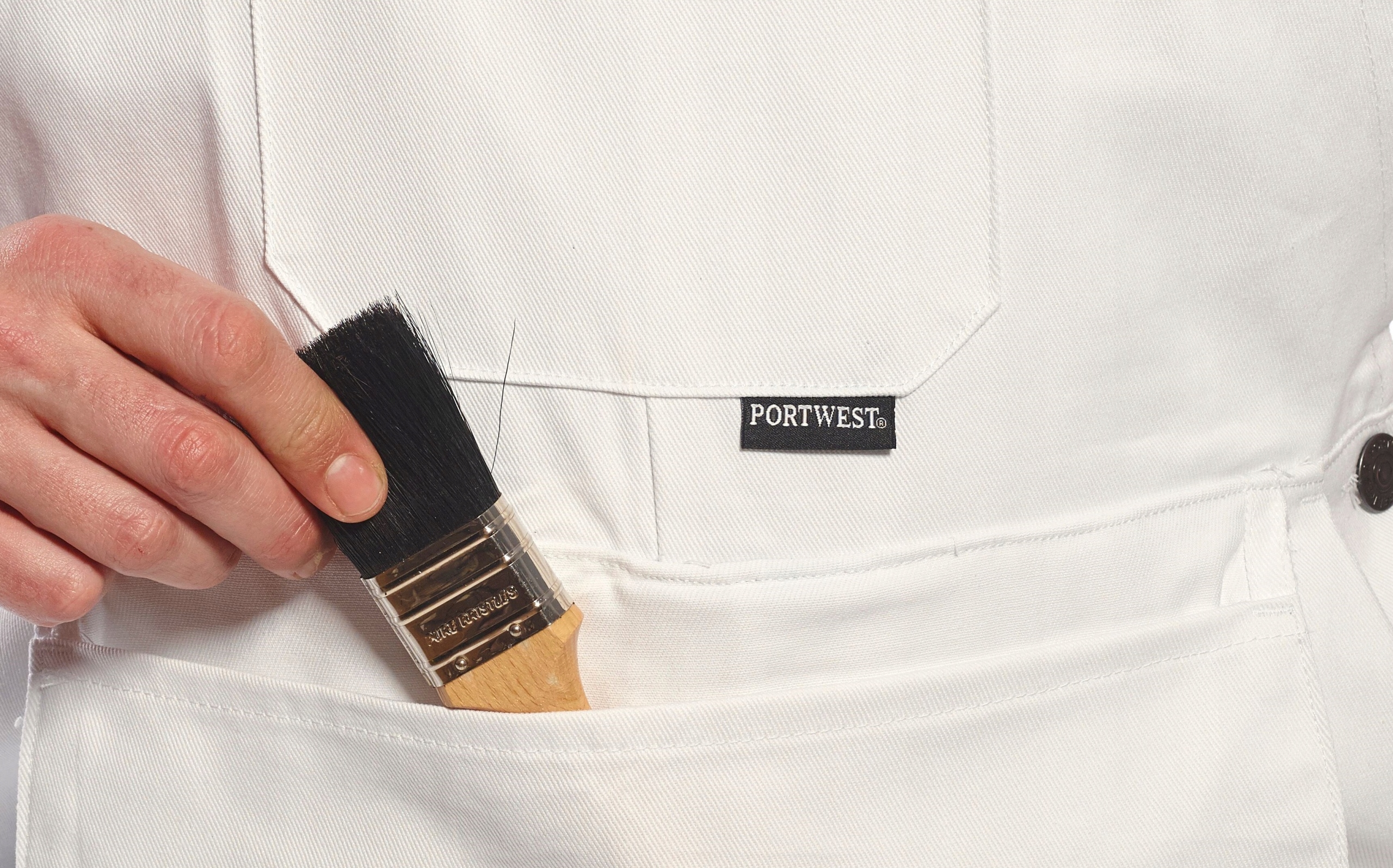 305g BAWEŁNIANE OGRODNICZKI BIAŁE MALARSKIE MĘSKIE Płeć mężczyzna