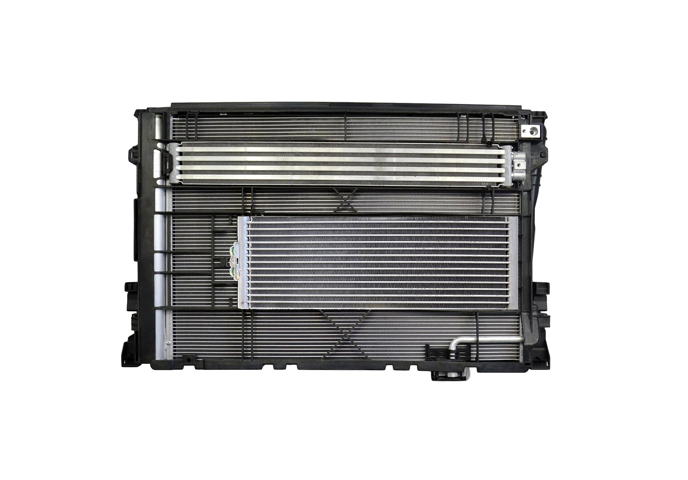 KOMPLET CHŁODNICA MERCEDES C-KLASA W204 E W212 AMG