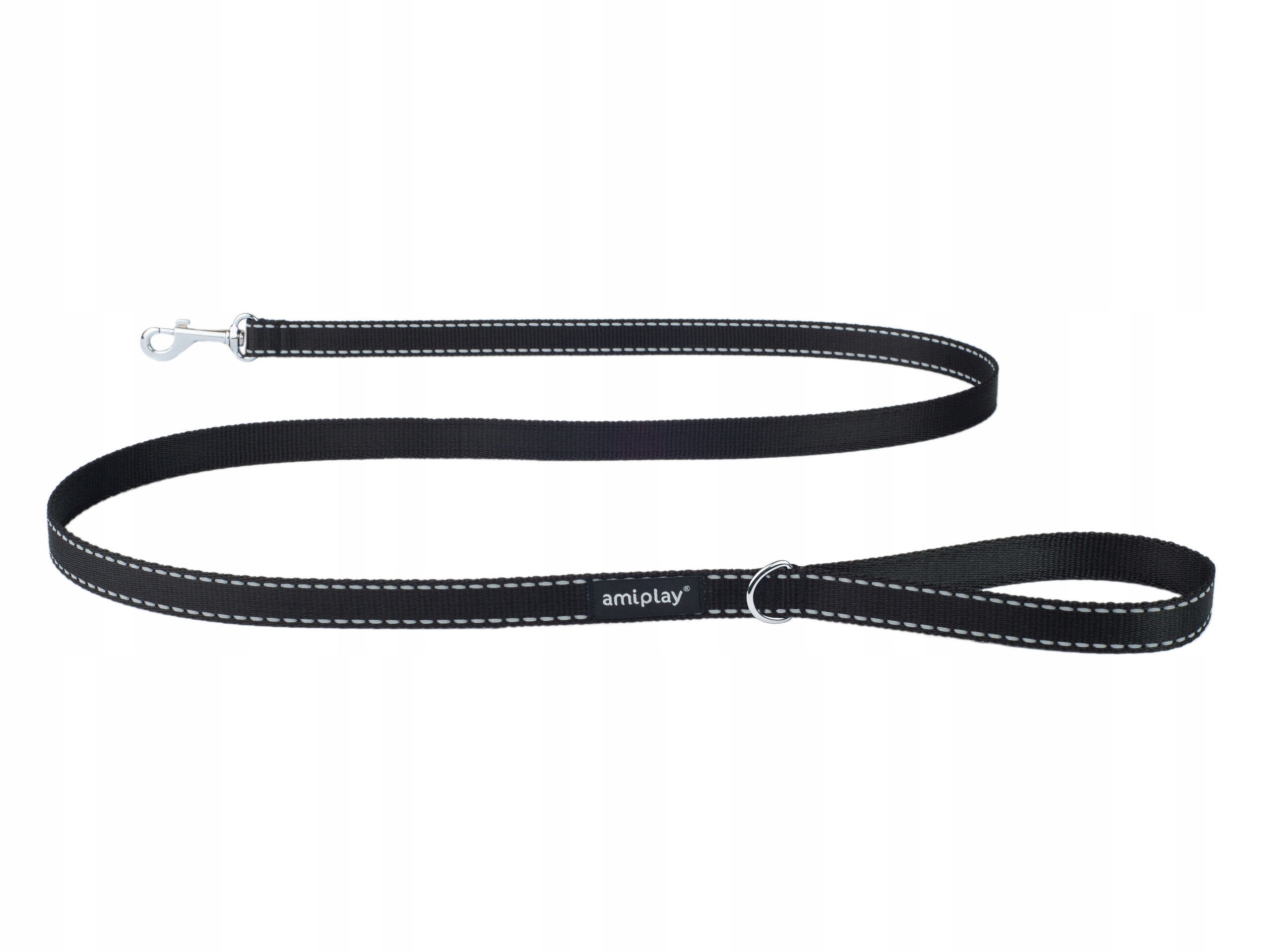 

amiplay Smycz odblaskowa Reflective L Czarna