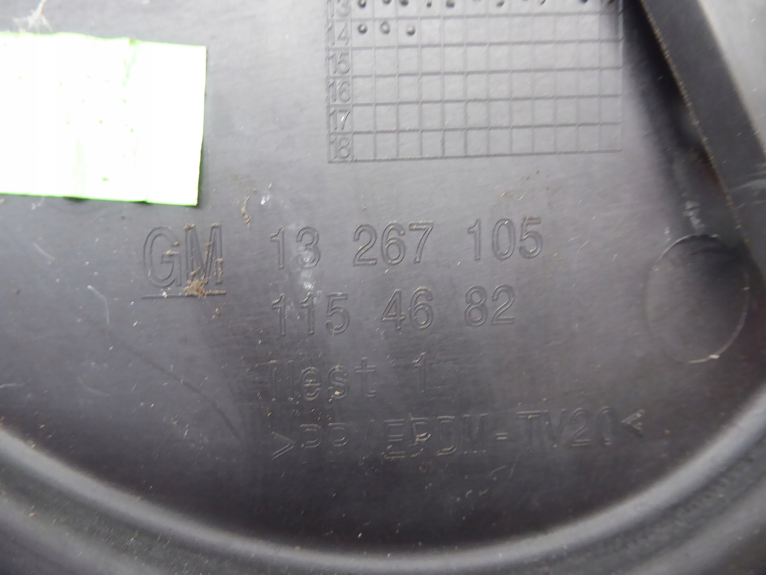 torpedo 13267105 OPEL ASTRA J 4 EUROPA