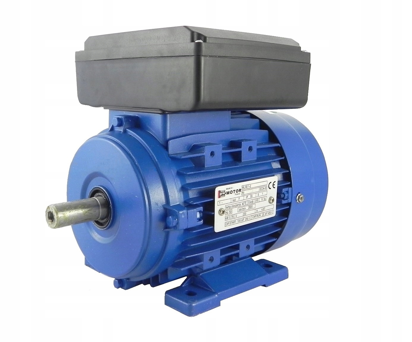 Silnik elektryczny 1 fazowy 1,5kW 2810 obr NOWY