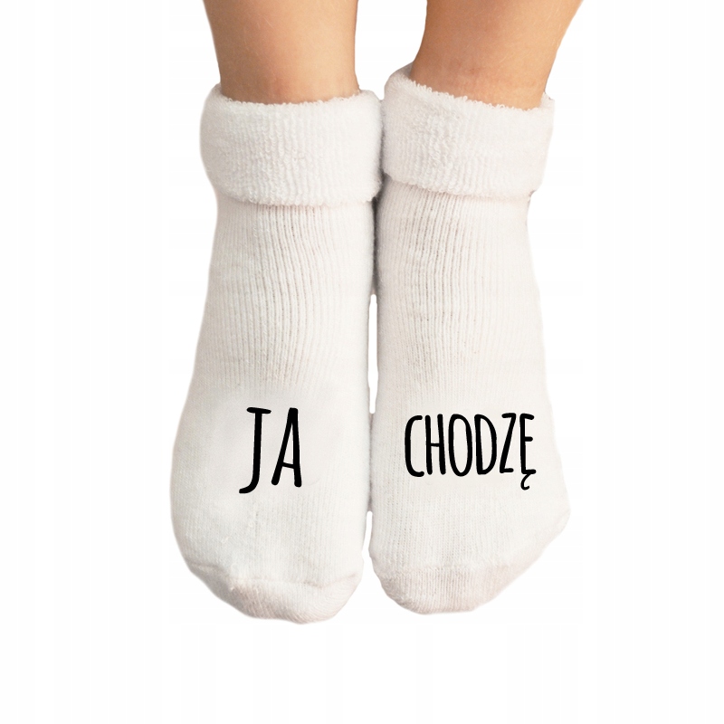 

Skarpetki niemowlęce Frotte frotki Ja Chodzę